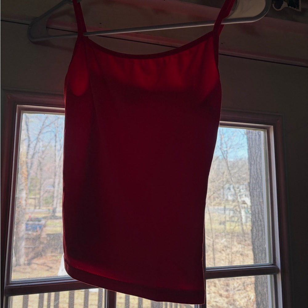 Women's Red Spaghetti-Strap Camisole